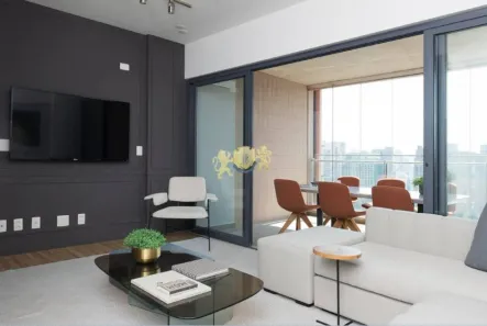 Flat com 1 Quarto para alugar, 90m² no Vila Nova Conceição, São Paulo