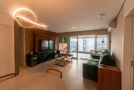 Apartamento com 2 Quartos para alugar, 124m² no Brooklin Paulista, São Paulo