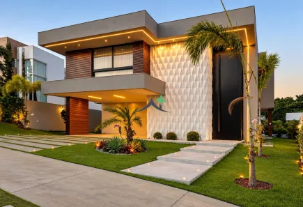 Casa de Condomínio com 4 Quartos à venda, 322m² no Alphaville (Abrantes), Camaçari