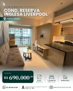 Apartamento com 2 Quartos à venda, 69m² no Nova Esperança, Manaus