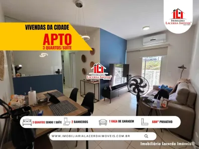 Apartamento com 3 Quartos para alugar, 68m² no Colônia Santo Antônio, Manaus