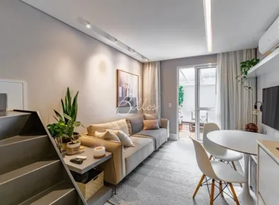 Apartamento com 1 Quarto para alugar, 27m² no Mercês, Curitiba