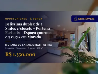 Casa com 3 Quartos à venda, 182m² no Morada de Laranjeiras, Serra