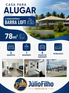 Casa com 2 Quartos para alugar, 78m² no Zona de Expansão (Capuã), Barra dos Coqueiros