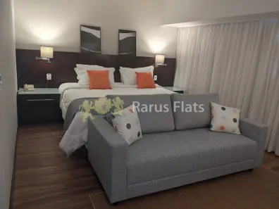 Flat com 1 Quarto para alugar, 30m² no Cidade Monções, São Paulo