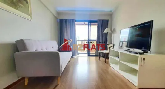 Flat com 1 Quarto para alugar, 45m² no Jardim Paulista, São Paulo