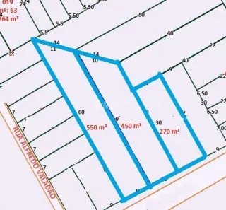 Lote/Terreno à venda, 1270m² no Santa Maria, Santo André