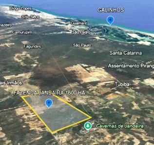 Fazenda/Sítio com 3 Quartos à venda, 160000000m² no CENTRO, Jandaíra