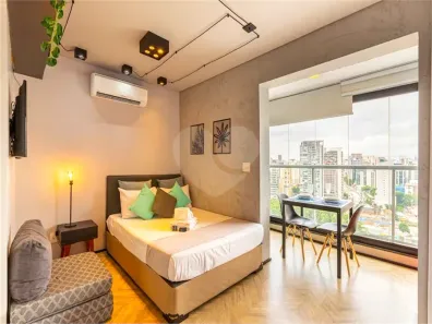 Apartamento com 1 Quarto para venda ou aluguel, 25m² no Vila Olímpia, São Paulo