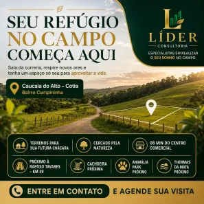 Lote/Terreno à venda, 500m² no Jardim San Ressore (Caucaia do Alto), Cotia