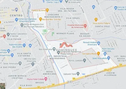 Lote/Terreno para venda ou aluguel, 468m² no Chácara Machadinho II, Americana