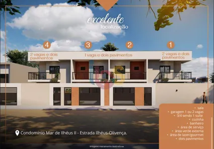 Casa com 3 Quartos à venda, 122m² no Olivença, Ilhéus