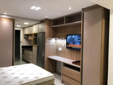 Apartamento com 1 Quarto para alugar, 30m² no Indianópolis, São Paulo