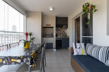 Apartamento com 3 Quartos à venda, 123m² no Vila Brasílio Machado, São Paulo