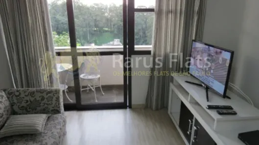 Flat com 1 Quarto para alugar, 45m² no Paraíso do Morumbi, São Paulo