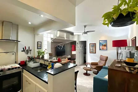Apartamento com 1 Quarto à venda, 40m² no Humaitá, Rio de Janeiro