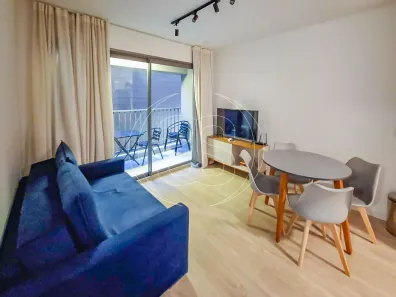 Apartamento com 1 Quarto para alugar, 40m² no Indianópolis, São Paulo