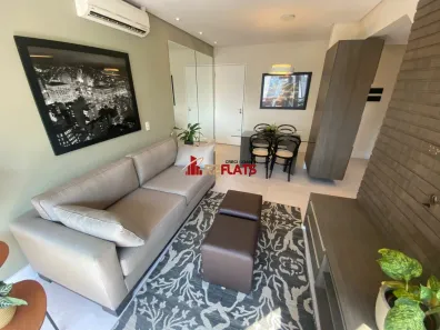 Flat com 1 Quarto para alugar, 45m² no Itaim Bibi, São Paulo