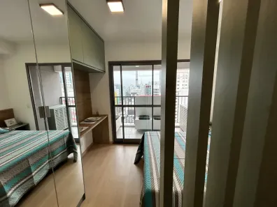 Apartamento com 1 Quarto para venda ou aluguel, 25m² no Consolação, São Paulo