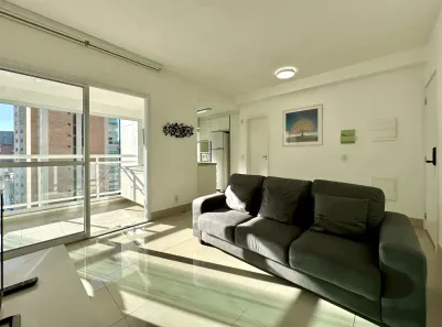 Apartamento com 1 Quarto para alugar, 53m² no Cidade Monções, São Paulo