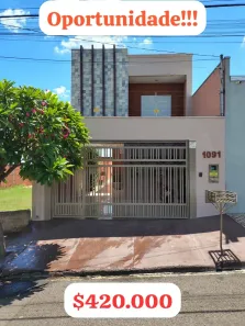 Sobrado com 3 Quartos à venda, 173m² no Jardim Novo Bongiovani, Presidente Prudente