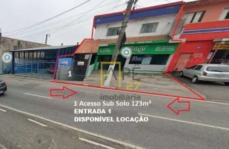 Ponto Comercial para alugar, 123m² no Vila Monte Belo, Itaquaquecetuba
