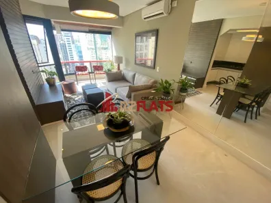 Apartamento com 1 Quarto para alugar, 47m² no Itaim Bibi, São Paulo