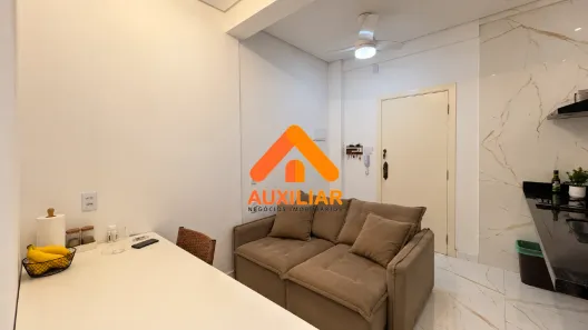 Apartamento com 1 Quarto para alugar, 40m² no Itararé, São Vicente