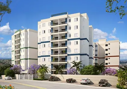 Apartamento com 2 Quartos para alugar, 64m² no Granjas Santa Terezinha, Taubaté