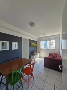 Apartamento com 2 Quartos para alugar, 50m² no Ponta Negra, Natal