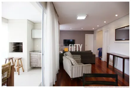 Apartamento com 3 Quartos para alugar, 121m² no Santo Amaro, São Paulo
