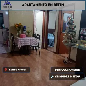 Apartamento com 2 Quartos à venda, 50m² no Niterói, Betim