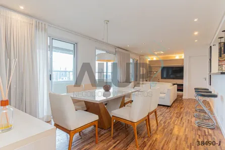 Apartamento com 3 Quartos para alugar, 134m² no Brooklin Paulista, São Paulo