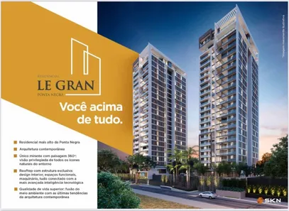 Apartamento com 3 Quartos à venda, 123m² no Ponta Negra, Manaus