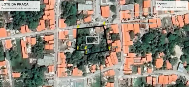 Lote/Terreno à venda, 2913m² no Centro, Santo Amaro do Maranhão