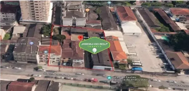 à venda, 1600m² no Vila Mathias, Santos