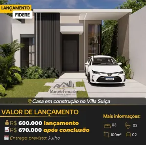 Casa de Condomínio com 3 Quartos à venda, 100m² no Tarumã, Manaus
