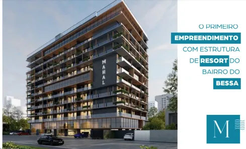 Flat com 1 Quarto à venda, 25m² no Bessa, João Pessoa