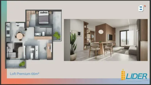 Apartamento com 1 Quarto à venda, 67m² no Martins, Uberlândia