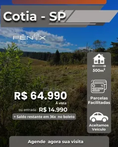 Lote/Terreno à venda, 500m² no Granja Viana, Cotia