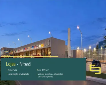 Ponto Comercial para alugar, 500m² no Niterói, Betim
