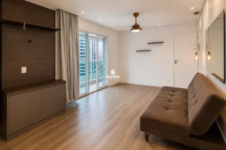 Apartamento com 1 Quarto para alugar, 52m² no Pompéia, Santos