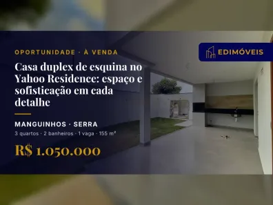 Casa com 3 Quartos à venda, 155m² no Manguinhos, Serra