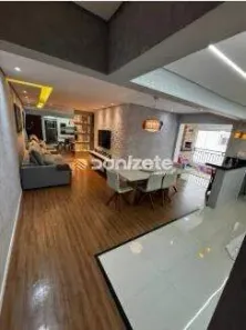 Apartamento com 3 Quartos à venda, 96m² no Vila Scarpelli, Santo André