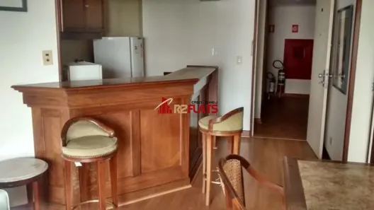 Flat com 1 Quarto para alugar, 45m² no Itaim Bibi, São Paulo