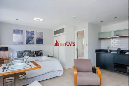 Flat com 1 Quarto para alugar, 27m² no Jardim Paulista, São Paulo