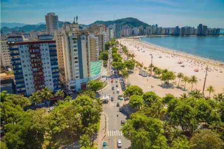 Apartamento com 1 Quarto à venda, 40m² no Centro, São Vicente