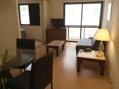 Flat com 1 Quarto para alugar, 45m² no Cerqueira César, São Paulo