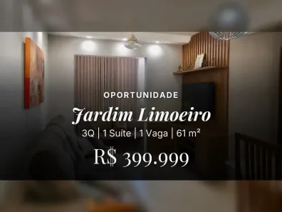Apartamento com 3 Quartos à venda, 61m² no Jardim Limoeiro, Serra