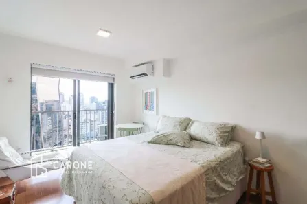 Apartamento com 1 Quarto para alugar, 27m² no Pinheiros, São Paulo